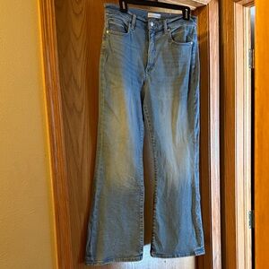 LOFT Petite Slim Flare Leg Jeans